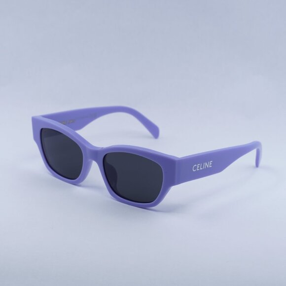 ?️ New Celine CL40197U 78A Sunglasses - Shiny Lilac Frame, Smoke Lenses main image 10